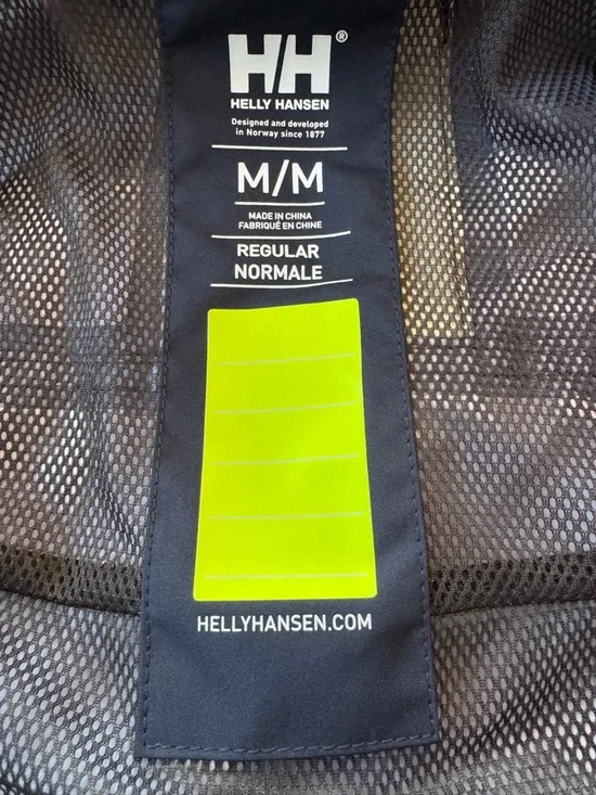 Helly Hansen Crew Midlayer Sailing Jacket Men Medium Navy Full Zip EUC - Picture 6 of 6